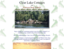Tablet Screenshot of clearlakecottages.net
